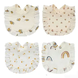 Babero bandana de algodón suave para bebé – color sólido