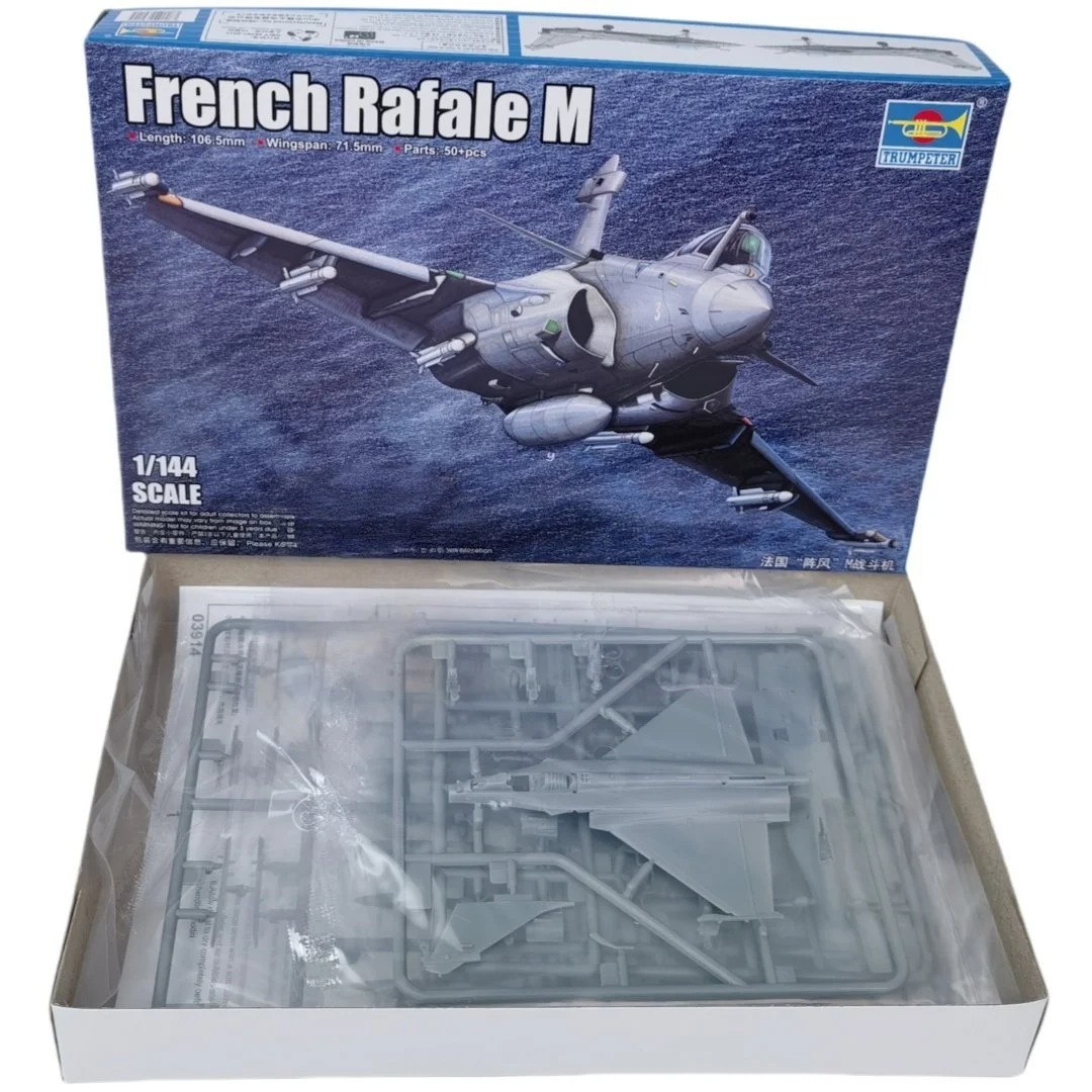 TRUMPETER Maqueta de avión Rafale M de plástico para ensamblar - imagen 2