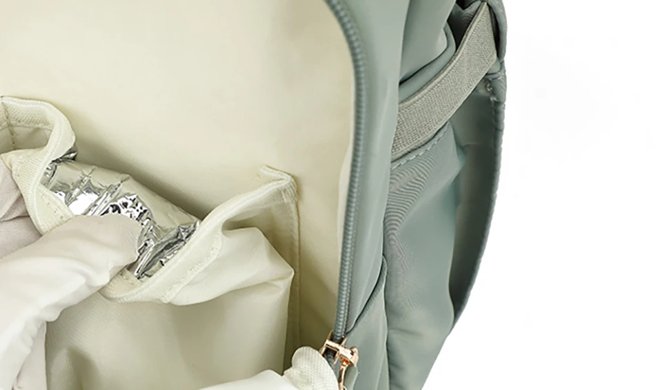 Bolsa interna y diseño impermeable