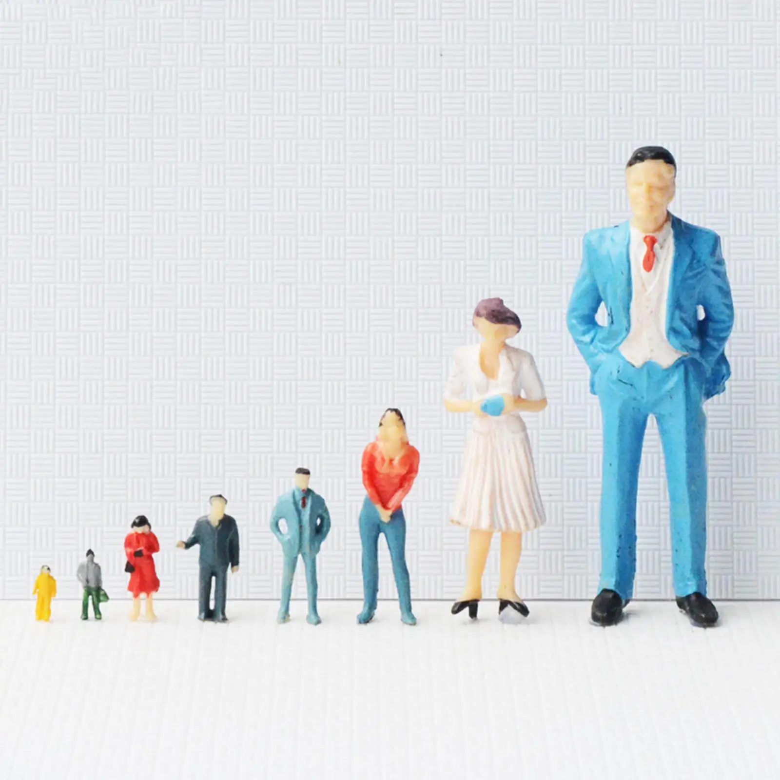 Figuras de personas miniatura para mesa de arena construcción - imagen 5