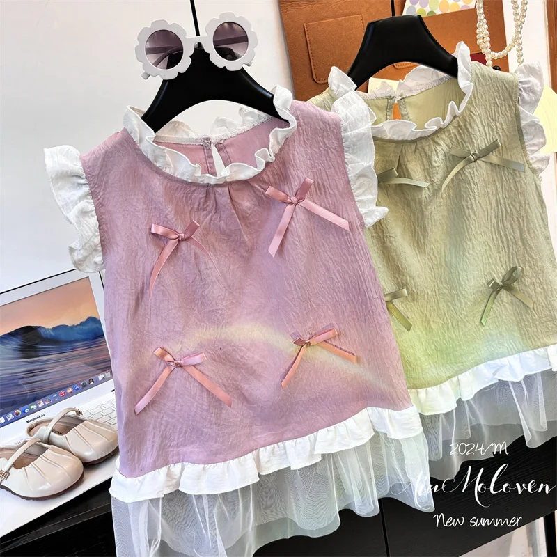 Vestido en tono pastel
