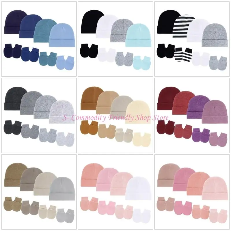 Gorros y manoplas recién nacidos
