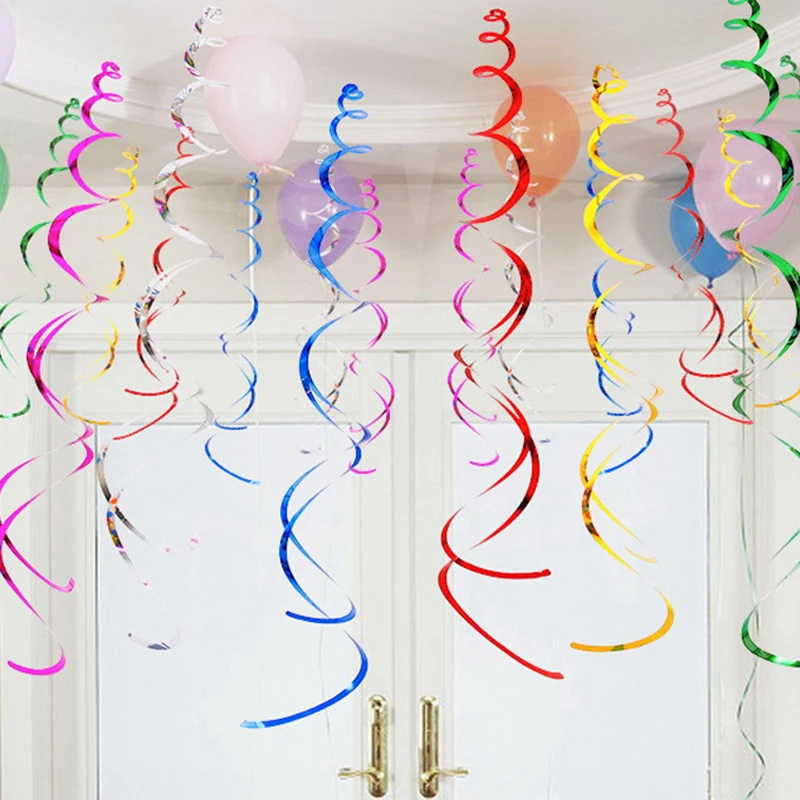 Decoraciones colgantes de remolino para fiestas artesanales en casa - imagen 2
