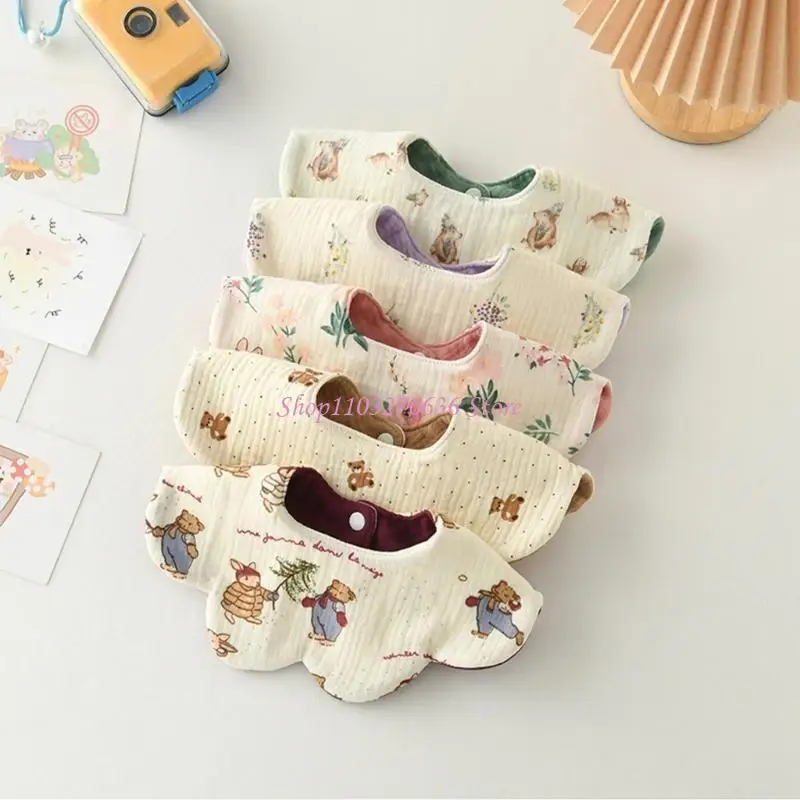 Babero bandana absorbente para bebé, dentición cómoda y suave - imagen 4