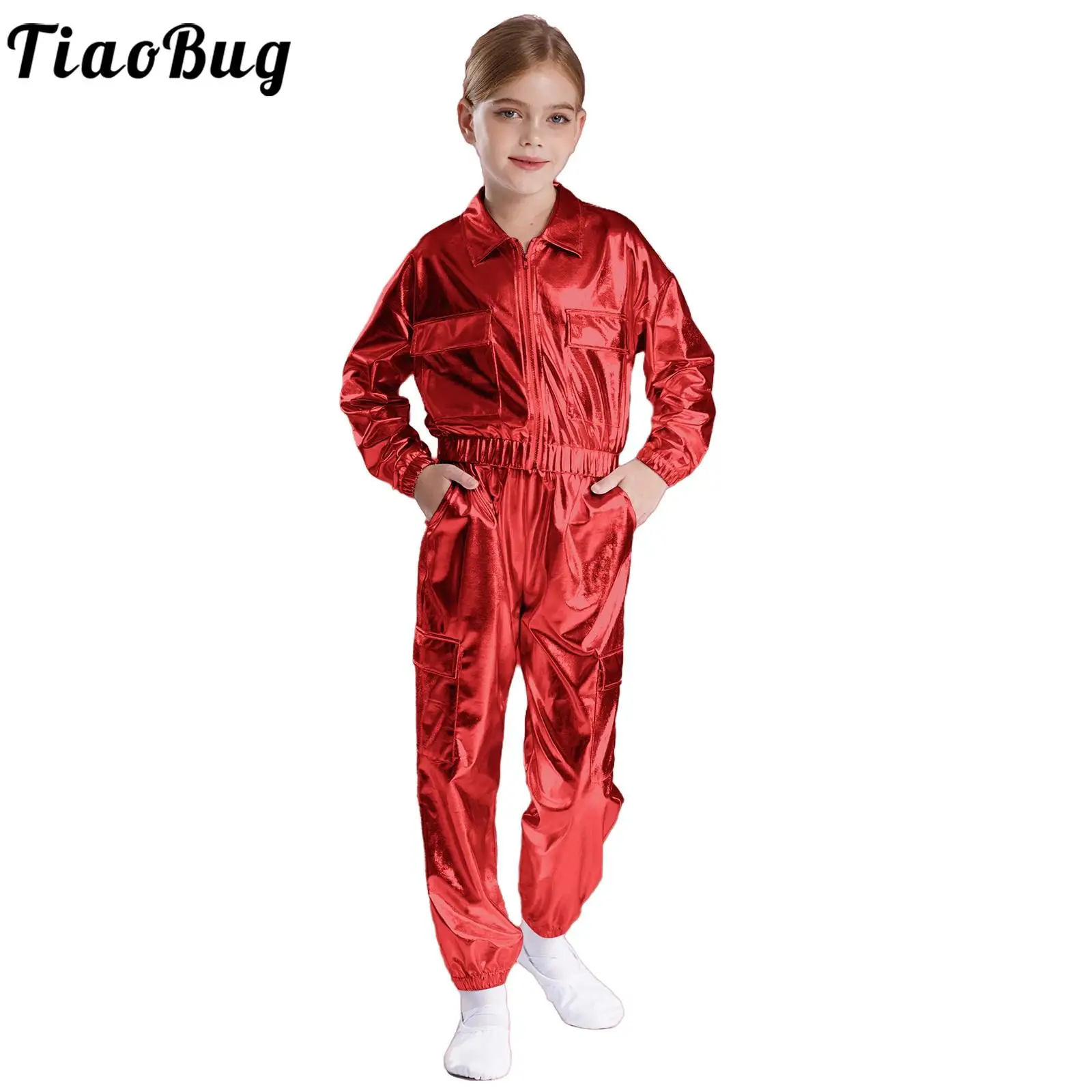 Conjunto de baile Jazz Hip Hop para niños chaqueta y pantalón