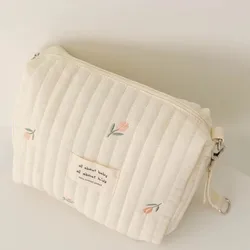 Bolsa de pañales acolchada para cochecito – Diseño bordado para bebé