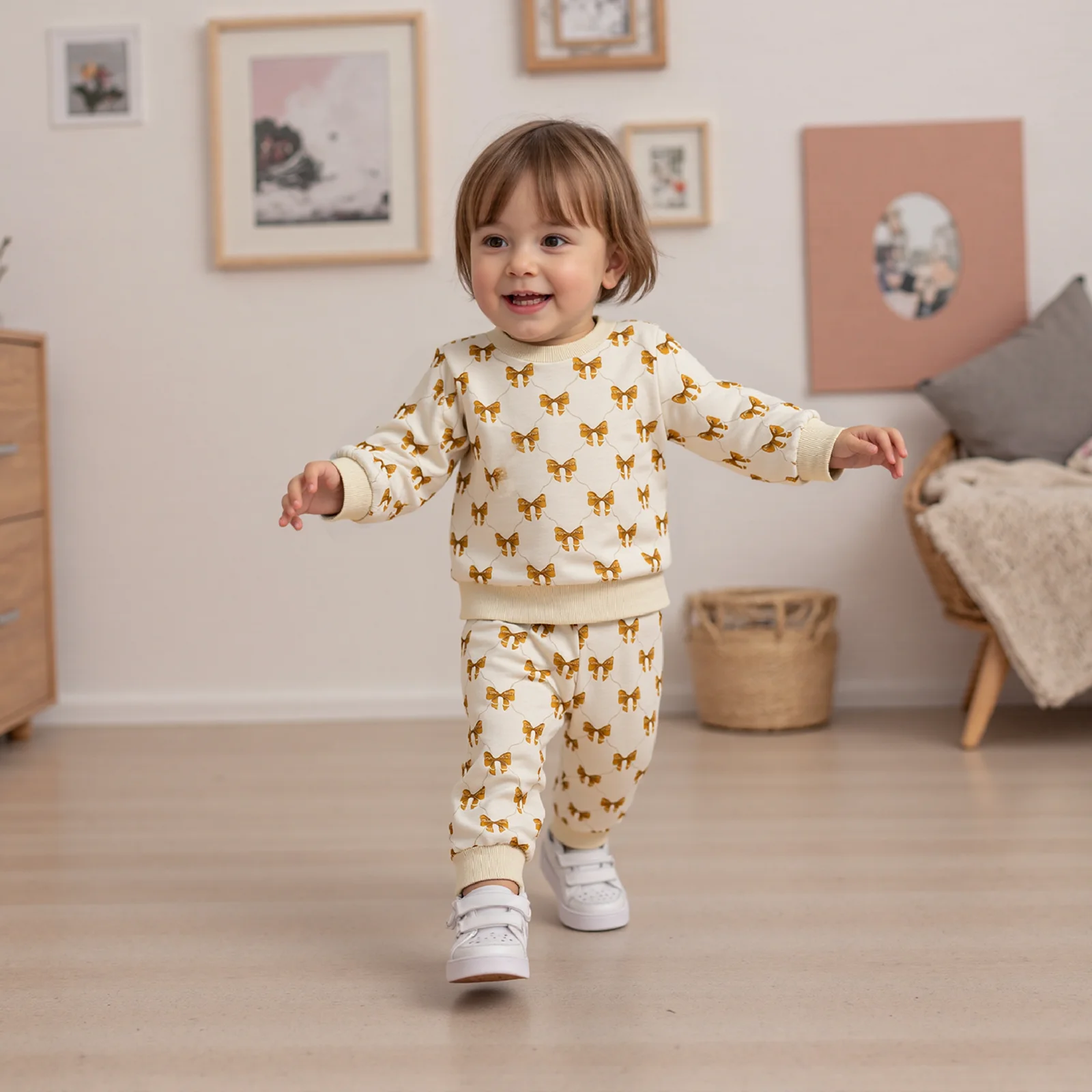 Conjunto otoño niña ViSgogo – Sudadera y pantalón elástico - imagen 4