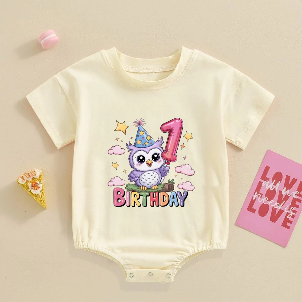 Pelele con animales salvajes para bebé – Traje fiesta cumpleaños - imagen 2