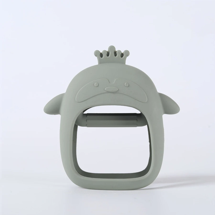 Mordedores silicona bebés con forma manos suaves para dentición - imagen 5