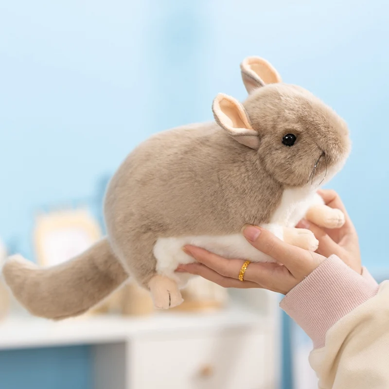 Peluche de chinchilla kawaii de 40 cm