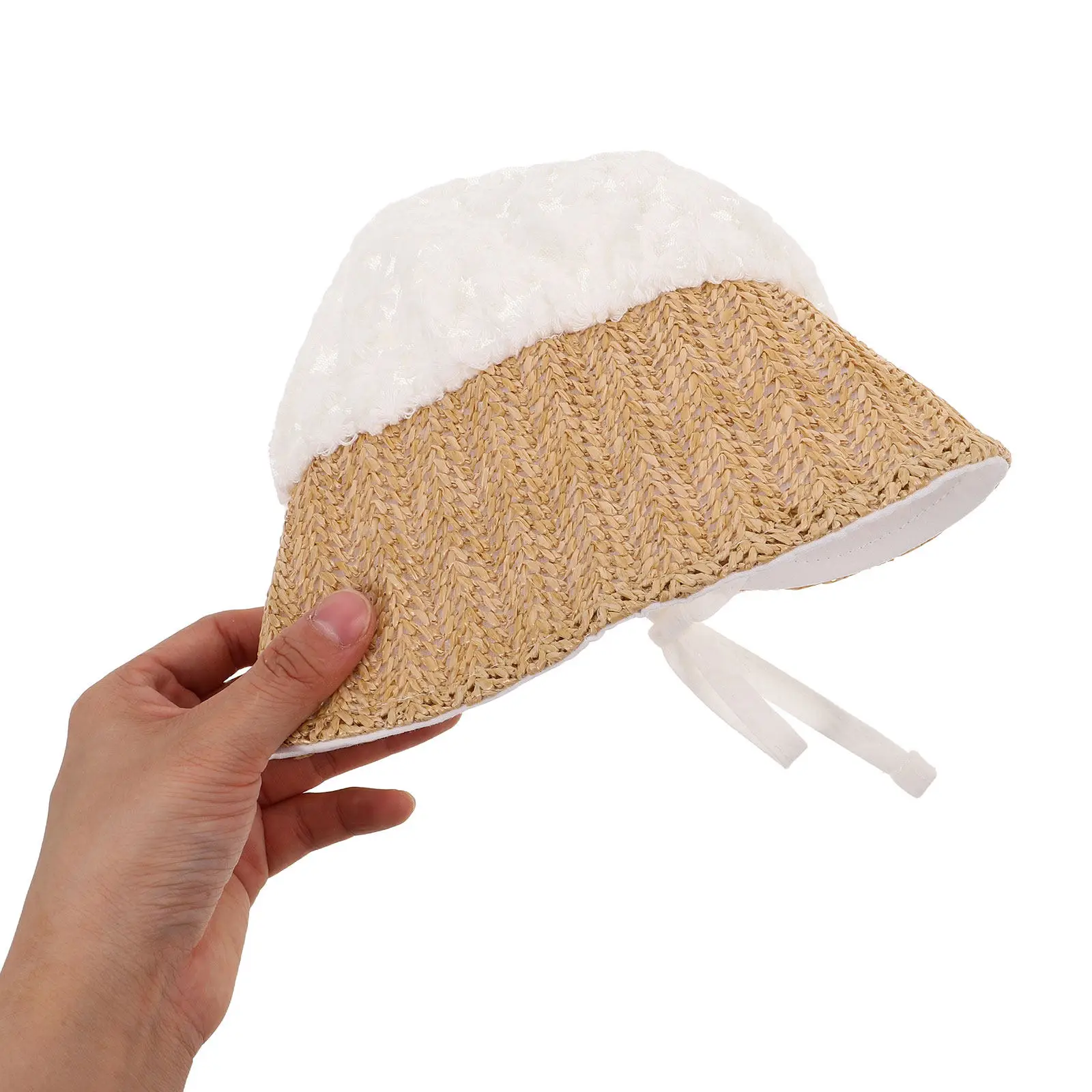 Sombrero infantil con diseño de margaritas