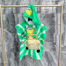 Albornoz bebé capucha toalla dinosaurio para niños y niñas