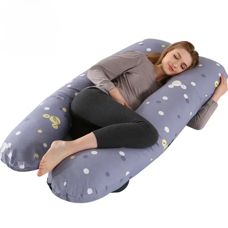 Cojín de embarazo Materbity en U, extraíble y lavable, soporte lumbar - imagen 2