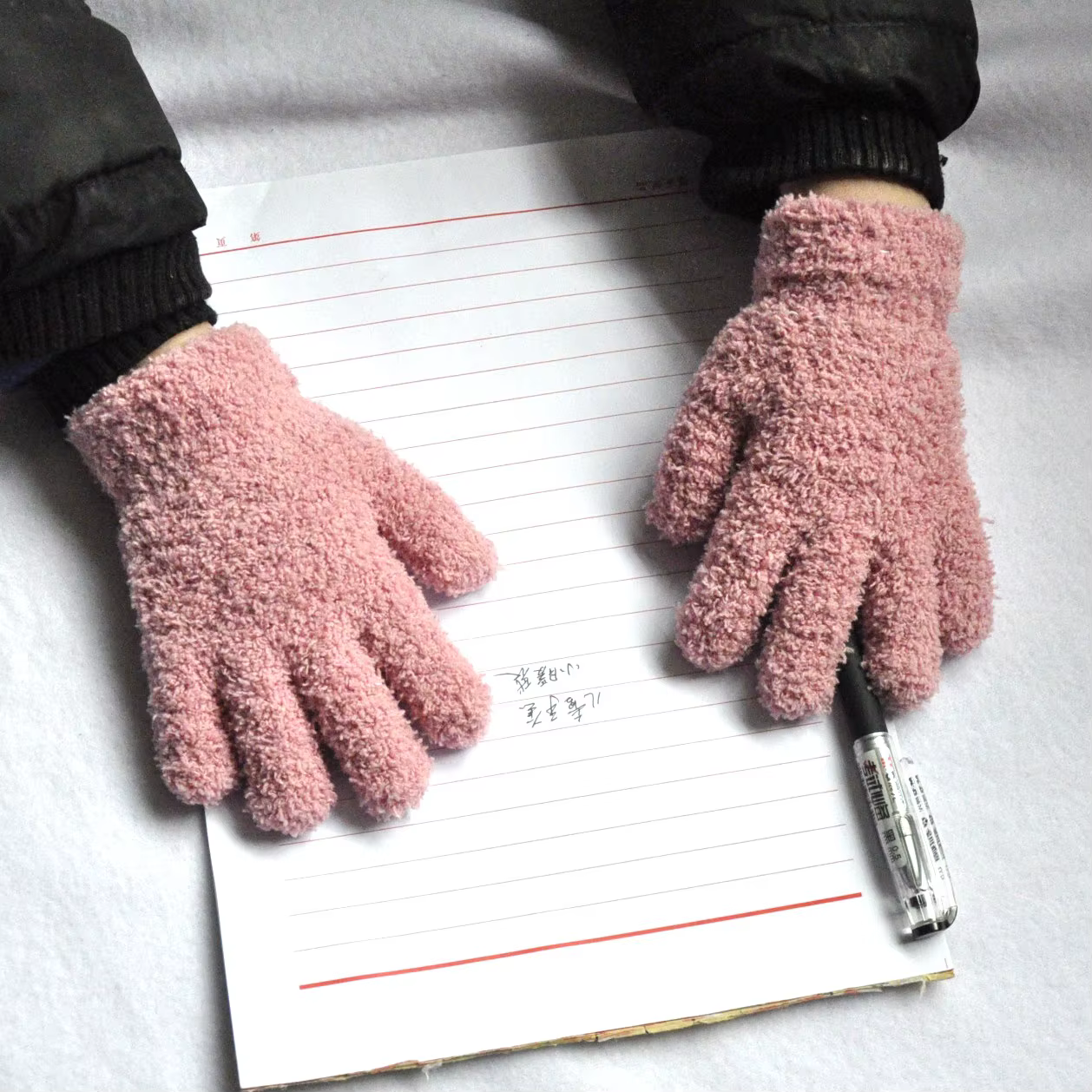 Guantes de invierno para niños: manoplas acolchadas en felpa - imagen 3