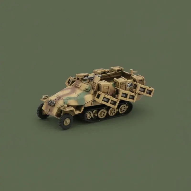 Modelo de tanque alemán listo para exhibición coleccionable