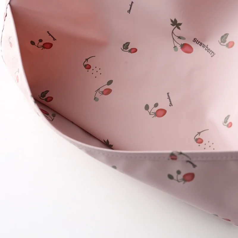 Vestido reversible impermeable para bebé – Babero de manga larga suave para comer - imagen 5
