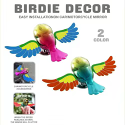 Adorno coche pájaro volador plástico decoración enchufable Feng Shui