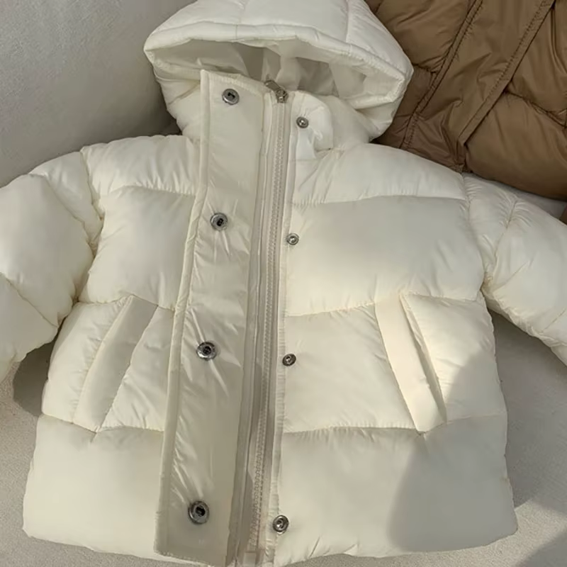 MILANCEL Parkas de invierno para niños con piel estilo coreano - imagen 3