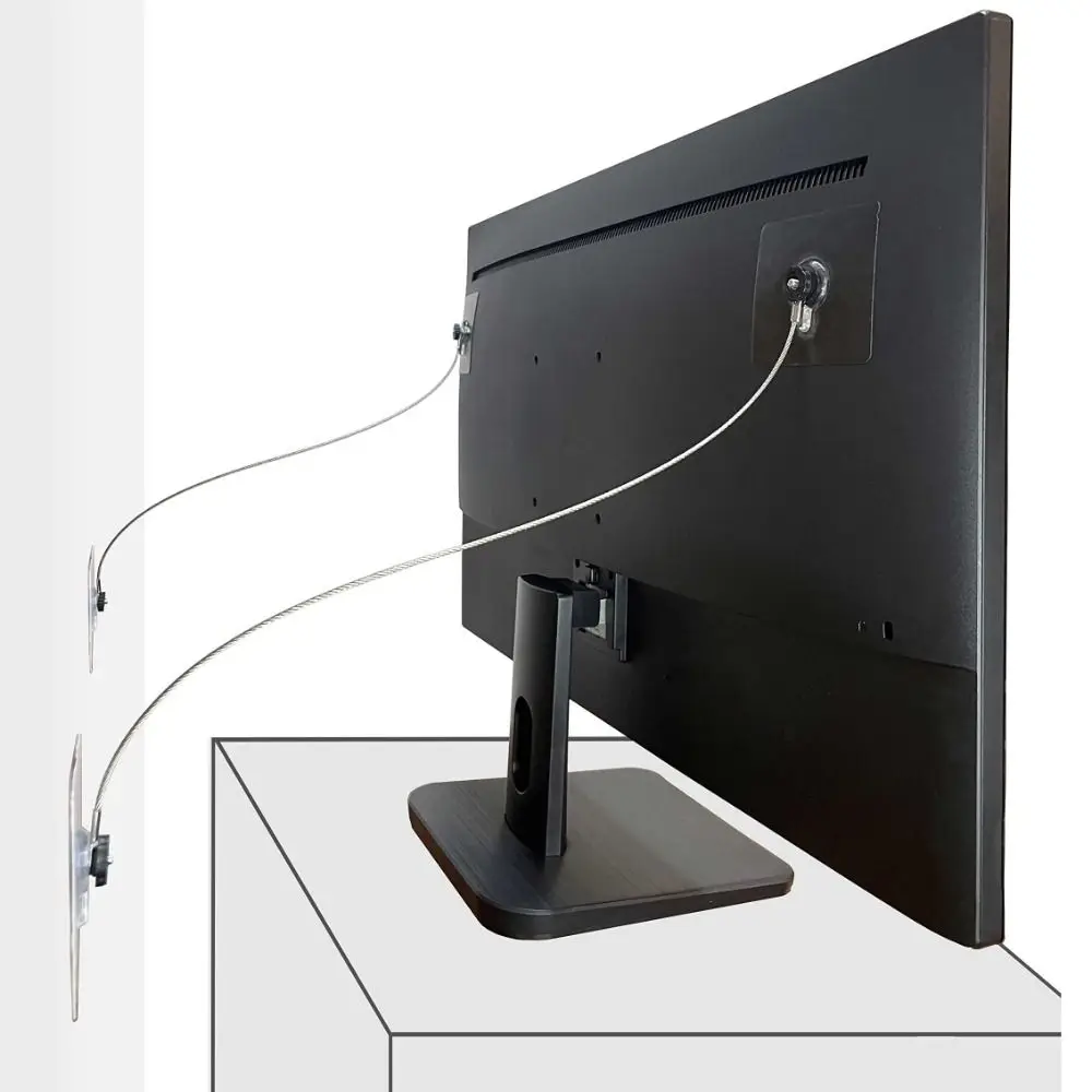 Anclaje de seguridad para muebles autoadhesivo acero inoxidable - imagen 5
