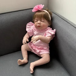 Muñecas reborn realistas para recién nacidos con manta de sueño