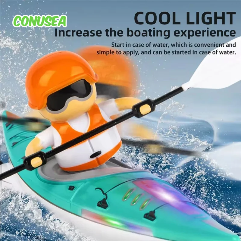 Barco RC teledirigido acuático para niños – Carreras en piscina