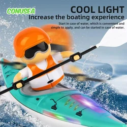 Barco RC teledirigido acuático para niños – Carreras en piscina