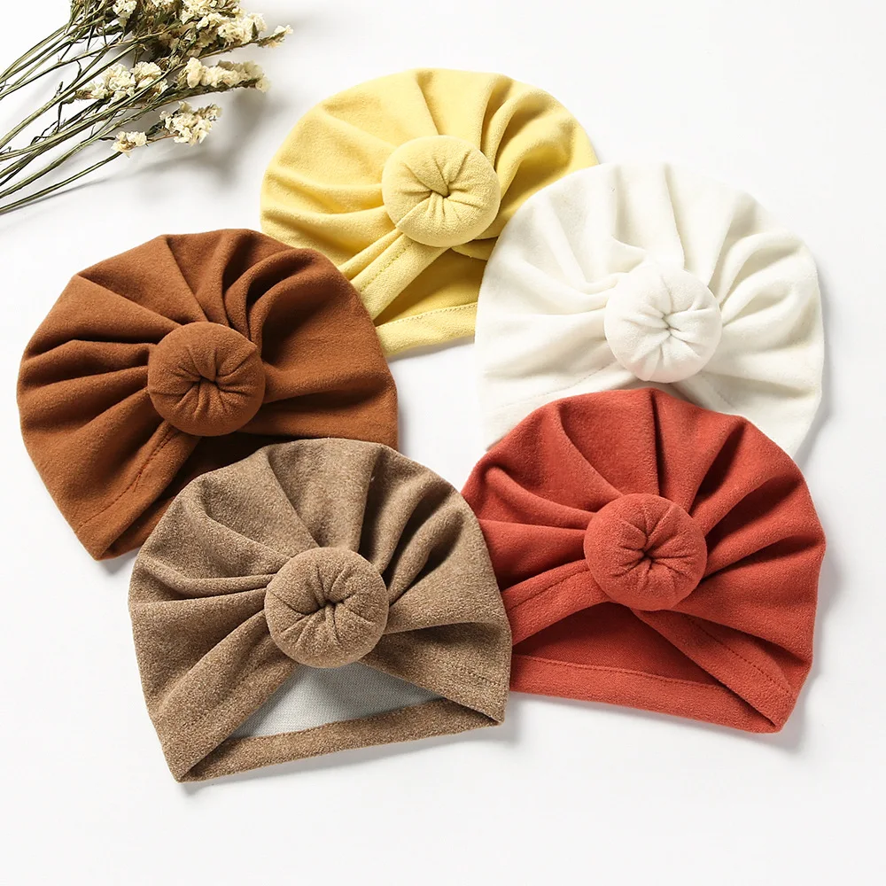 Gorro de lana suave para bebé – Cálido turbante de invierno - imagen 2