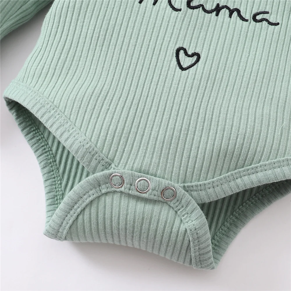 Conjunto floral de algodón para bebé niña – Primavera - imagen 4