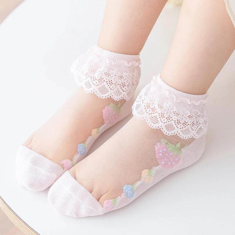 Calcetines tobilleros de verano para niña con diseño princesa - imagen 3