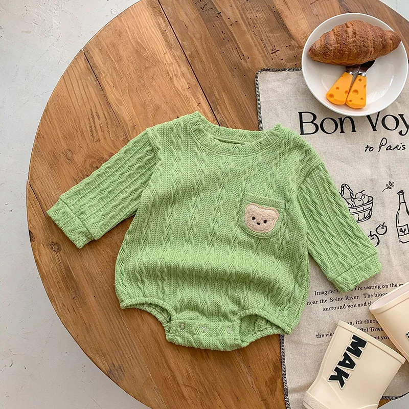 Body manga larga Milangel para bebé – Ropa una pieza otoño - imagen 4