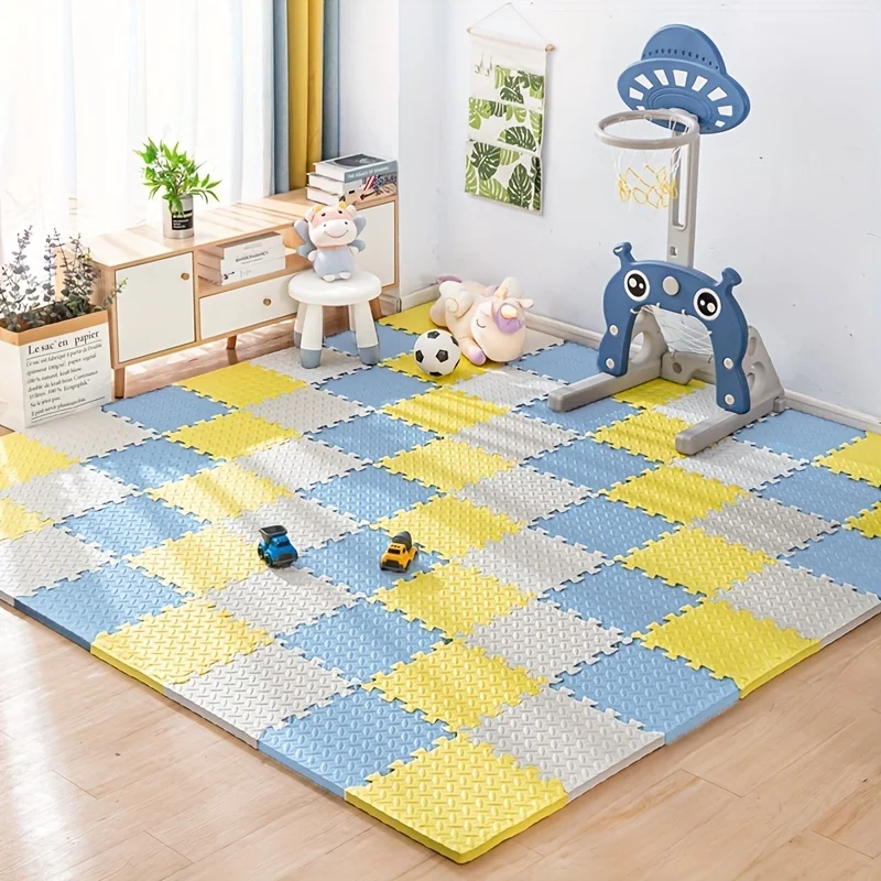 Estera EVA antideslizante para ninos 30x30 cm - Yoga y juegos en casa - imagen 3