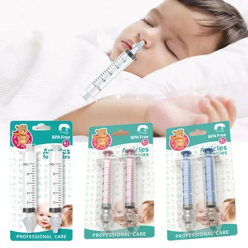 Vvocci aspirador nasal infantil con jeringa y tubo para bebé - imagen 2