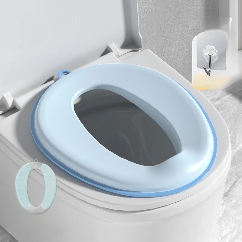 Asiento de inodoro para bebés de plástico reforzado sin instalación - imagen 3