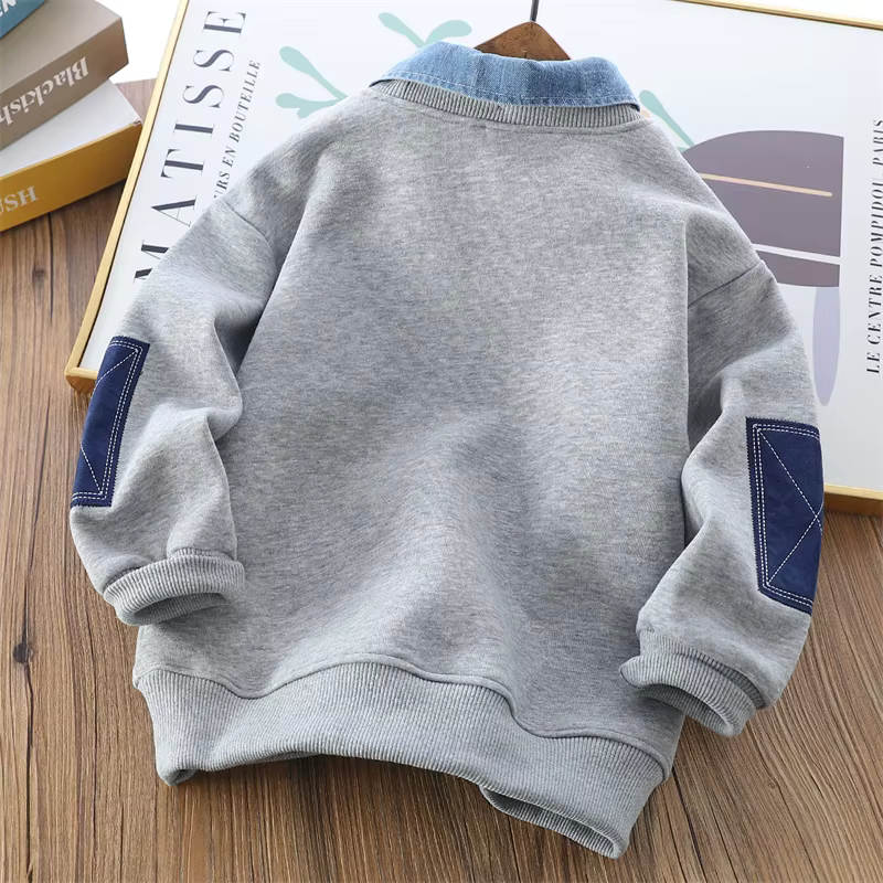 Sudadera de niño Baby Collision con cuello vuelto casual - imagen 3