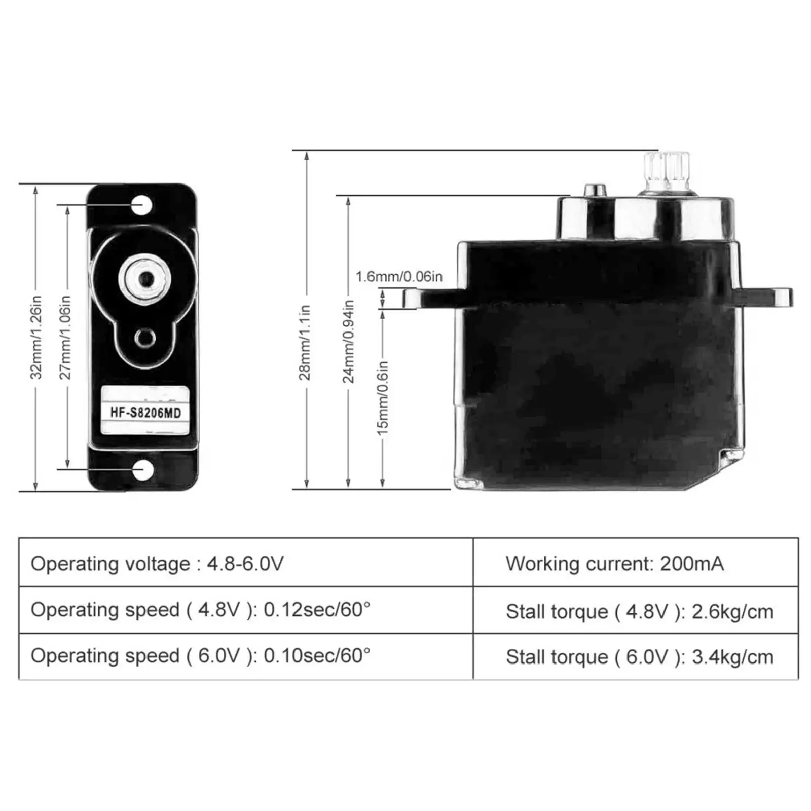 Servo digital SCX24 para coche RC crawler – repuesto preciso para hobby - imagen 5