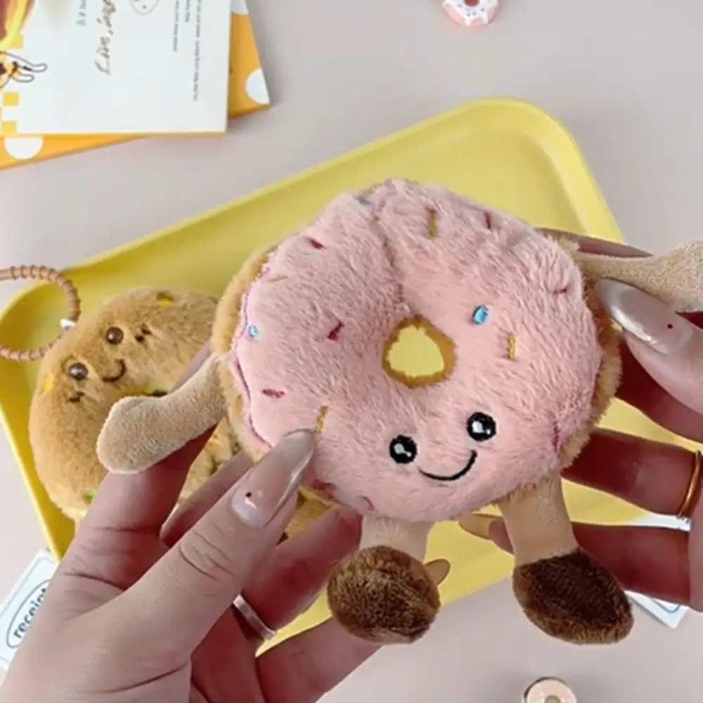 Llavero de peluche donut tierno y suave para llaves - imagen 2