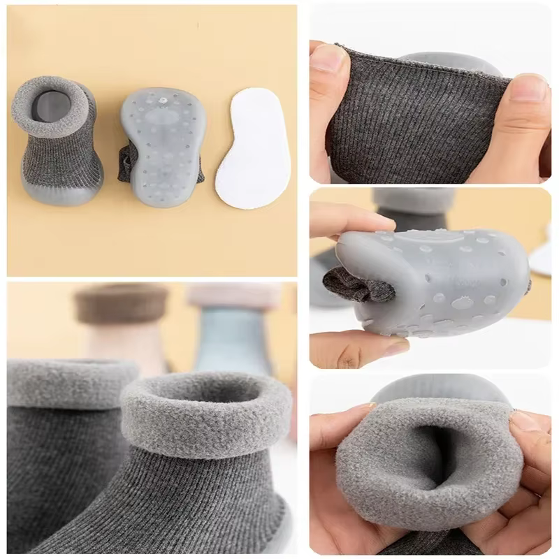 Calcetines antideslizantes de felpa para bebé de otoño e invierno - imagen 3