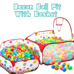 Piscina de bolas Ballenbak Bobo con cesta para bebés interior exterior