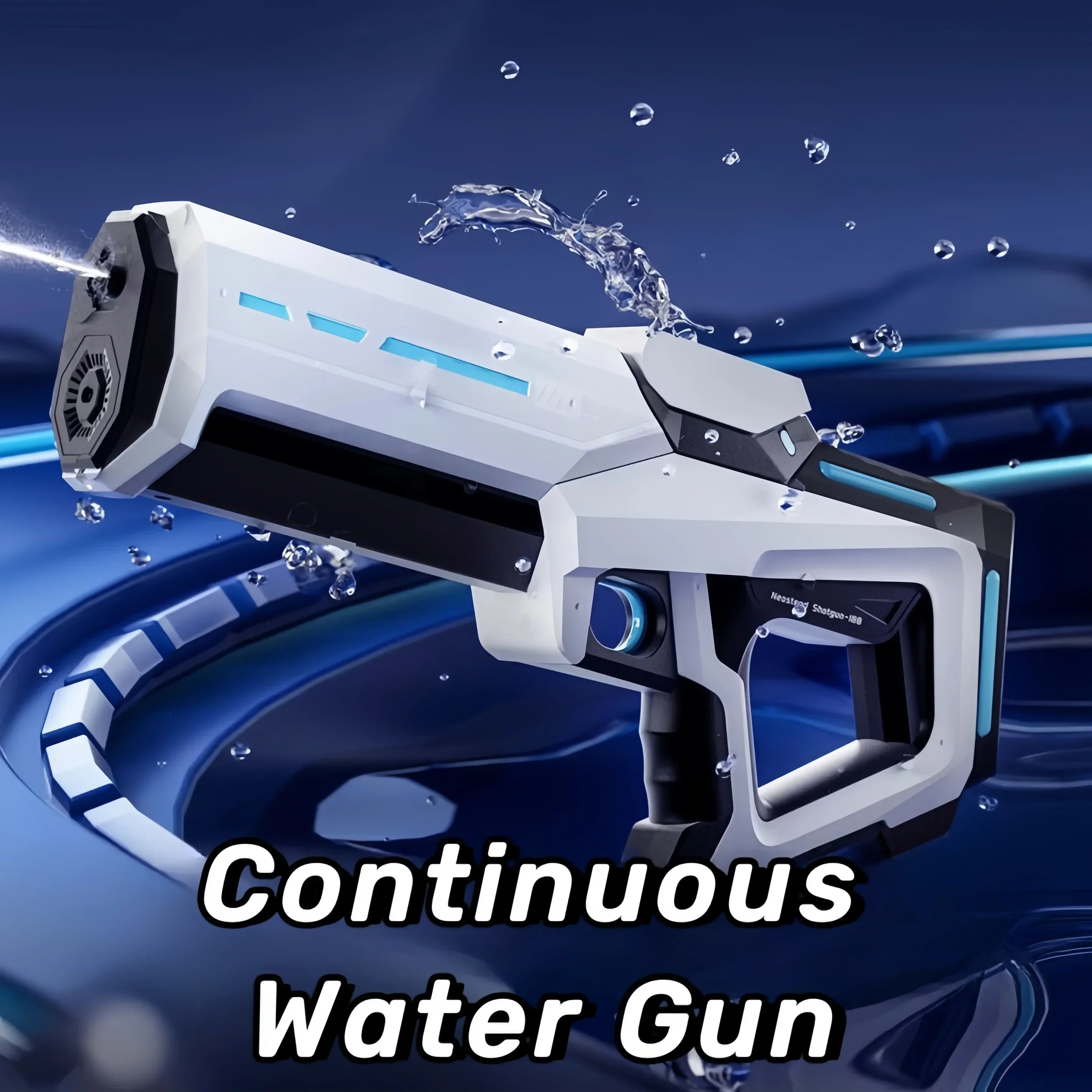 Pistola de agua eléctrica con diseño ergonómico
