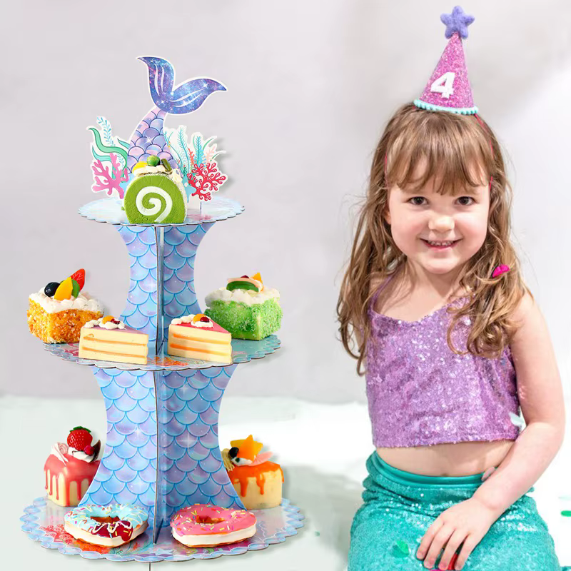 Decoración de sirena temática infantil