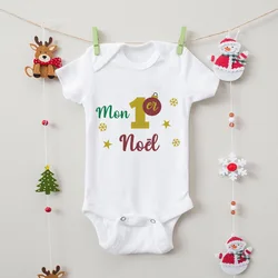 Body de Navidad para recién nacido y bebé manga corta