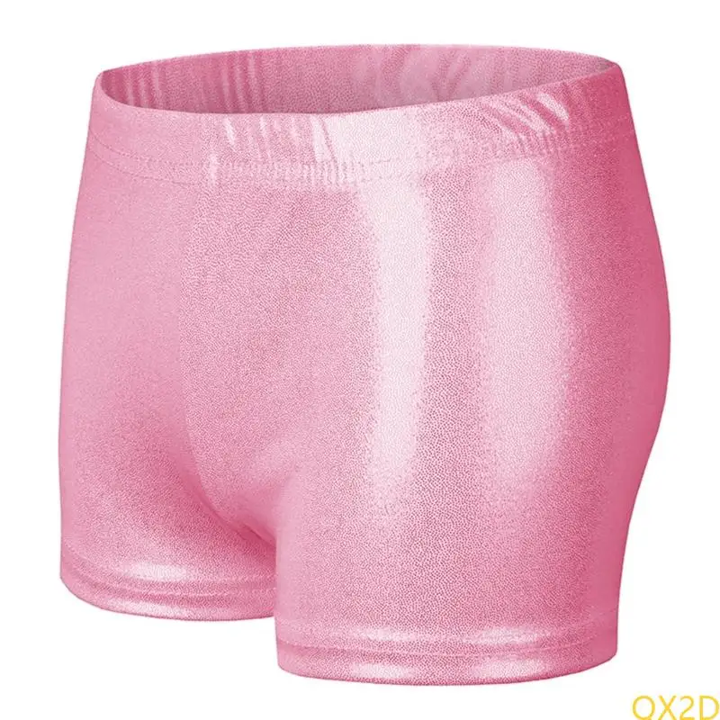 QX2D leggings cortos de danza de alta elasticidad bronceado - imagen 5