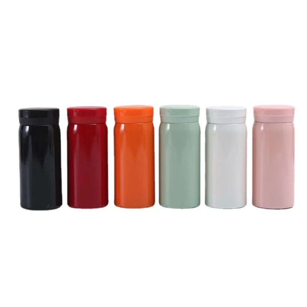 Mini termo con taza aislada de acero inoxidable portátil para niños - imagen 2