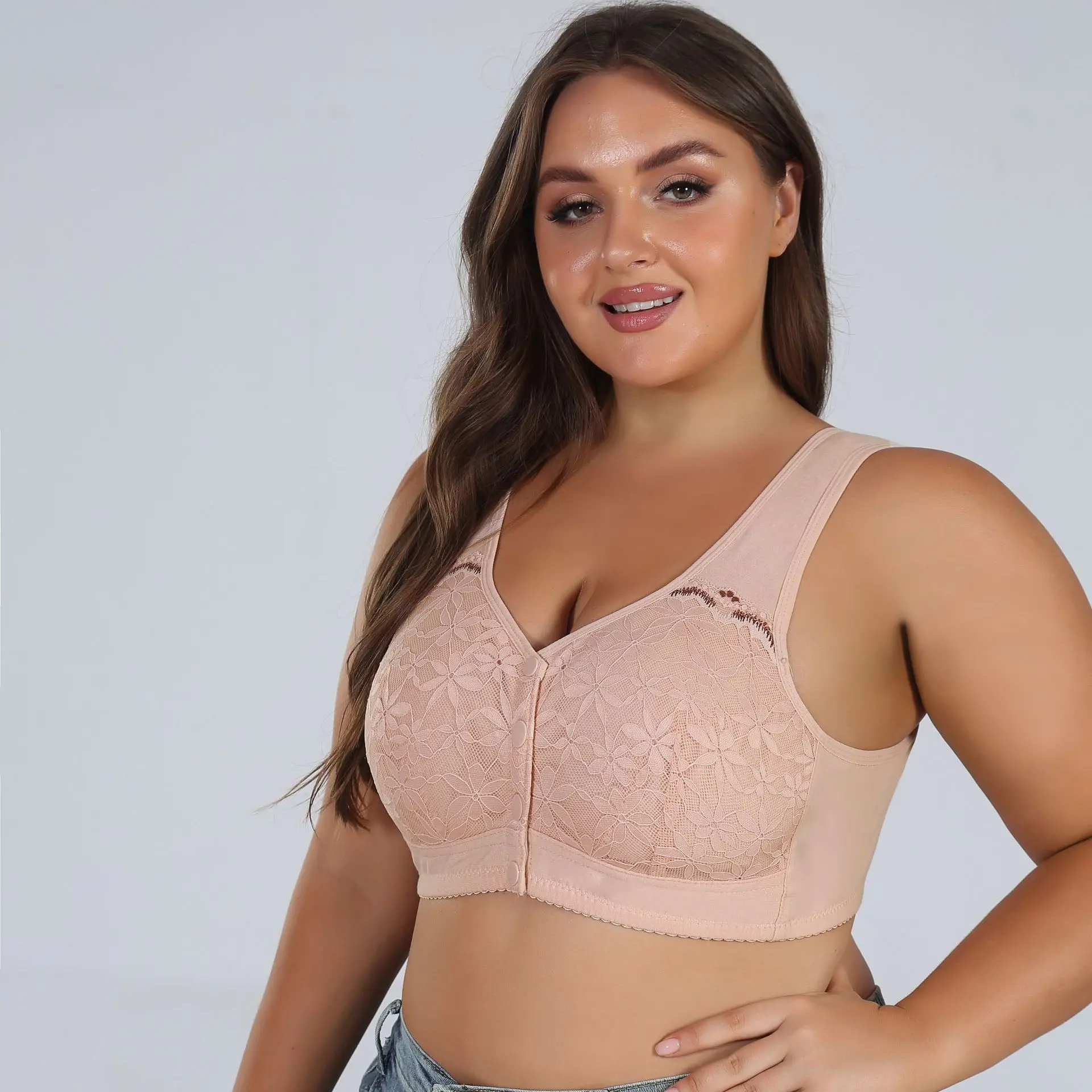 Sujetador de lactancia talla grande sin costuras - soporte cómodo - imagen 4