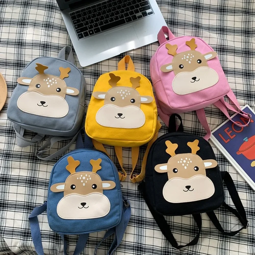 Mochila escolar infantil de felpa con osito 3D para niños y niñas
