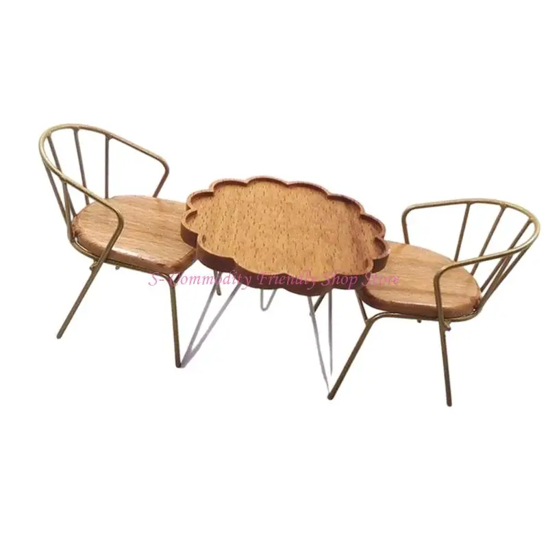 Silla en miniatura y juego para casa de muñecas infantil - imagen 4