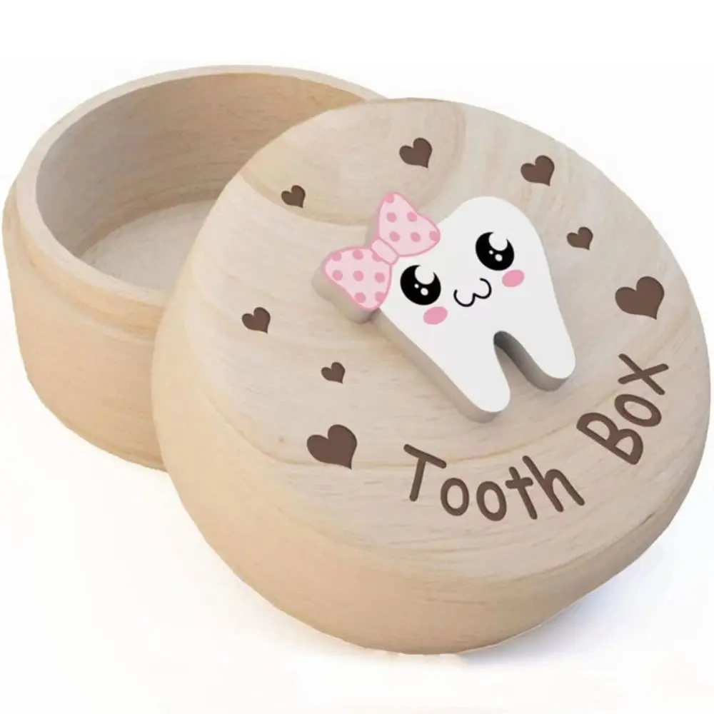 Caja de madera para dientes de leche y cordón umbilical - imagen 5