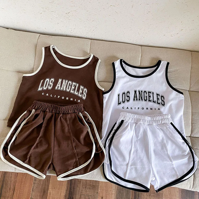 Camiseta sin mangas con estampado Los Ángeles