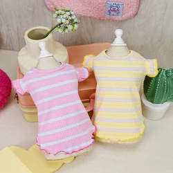 Chaleco de perro con manga corta estilo cereza para primavera/verano