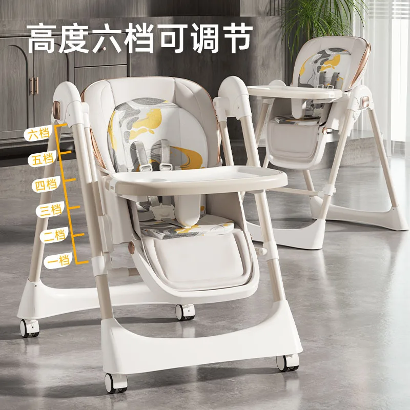 Trona evolutiva para bebé – Silla de comer ajustable y plegable - imagen 4